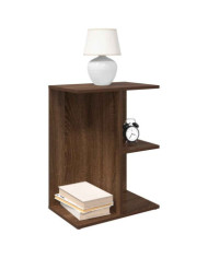 Tables de chevet 2 pcs chêne marron bois d'ingénierie | Mobilier & Déco