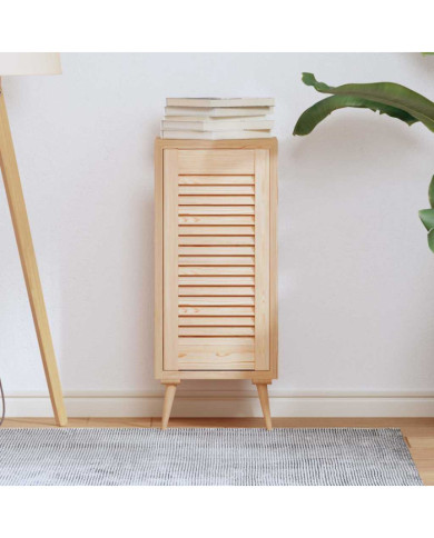 Porte d'armoire à persiennes 61,5x29,5 cm bois de pin massif | Mobilier & Déco