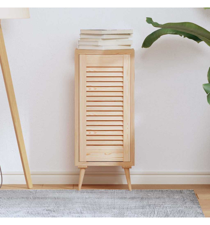 Porte d'armoire à persiennes 61,5x29,5 cm bois de pin massif | Mobilier & Déco