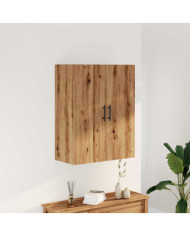 Armoire murale chêne artisanal 69,5x34x90 cm | Mobilier & Déco