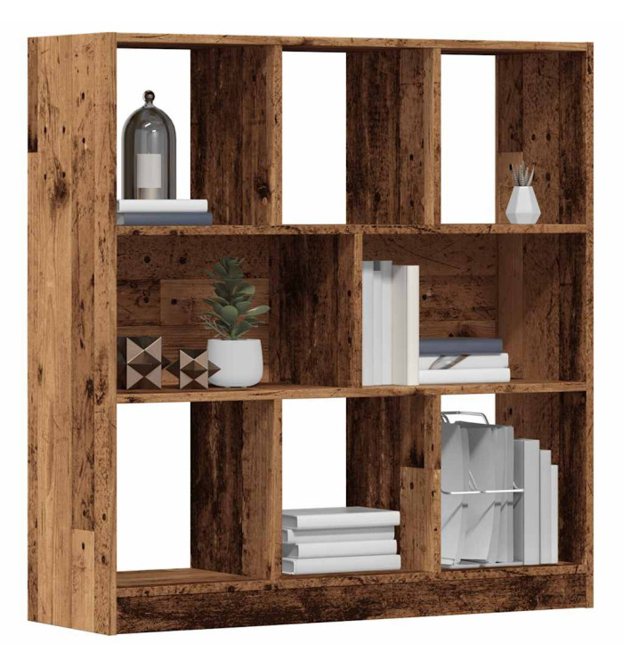 Bibliothèque vieux bois 97,5x29,5x100 cm bois d'ingénierie | Mobilier & Déco