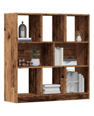 Bibliothèque vieux bois 97,5x29,5x100 cm bois d'ingénierie | Mobilier & Déco