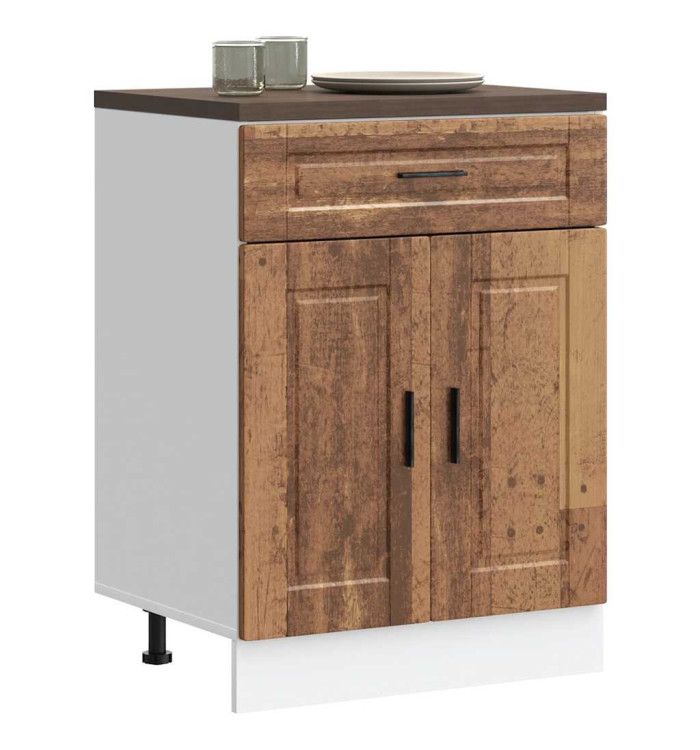 Armoire de cuisine Porto vieux bois bois d'ingénierie | Mobilier & Déco