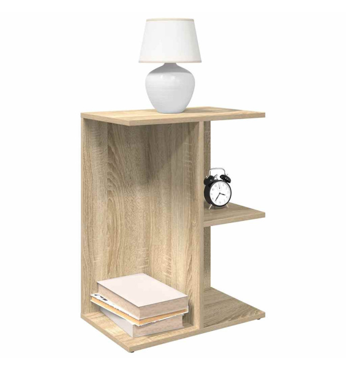 Table de chevet chêne sonoma 46,5x29x61 cm bois d'ingénierie | Mobilier & Déco