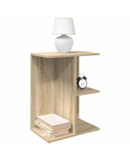 Table de chevet chêne sonoma 46,5x29x61 cm bois d'ingénierie | Mobilier & Déco