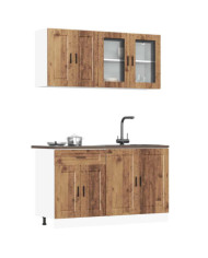 Ensemble d'armoires de cuisine 4 pcs Kalmar bois d'ingénierie | Mobilier & Déco