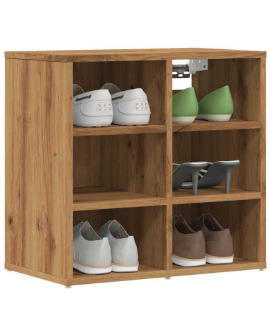 Armoire à chaussures chêne artisanal 52x30x50 cm | Mobilier & Déco