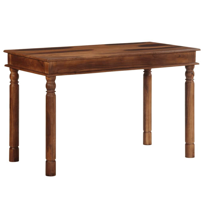 Table à manger 120x60x77 cm bois massif d'acacia | Mobilier & Déco