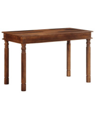 Table à manger 120x60x77 cm bois massif d'acacia | Mobilier & Déco