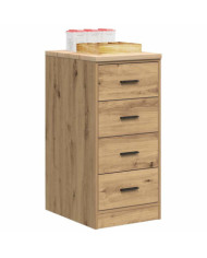 Armoire de rangement de garage chêne artisanal bois pin massif | Mobilier & Déco