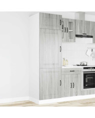 Armoire de cuisine Kalmar sonoma gris bois d'ingénierie | Mobilier & Déco