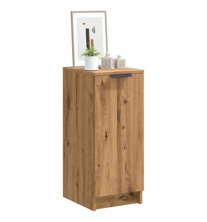 Armoire à chaussures chêne artisanal bois d'ingénierie | Mobilier & Déco