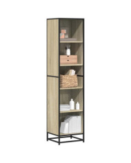 Bibliothèque chêne sonoma 40x35x170,5 cm bois d'ingénierie | Mobilier & Déco