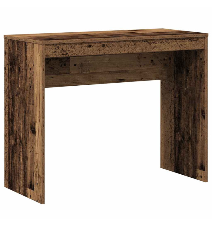 Bureau vieux bois 90x40x72 cm bois d'ingénierie | Mobilier & Déco