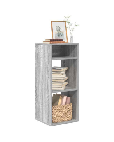 Bibliothèque sonoma gris 34x31x80 cm bois d'ingénierie | Mobilier & Déco