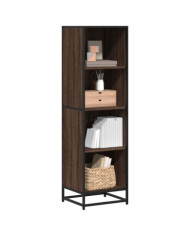 Bibliothèque chêne marron 40x35x139 cm bois d'ingénierie | Mobilier & Déco