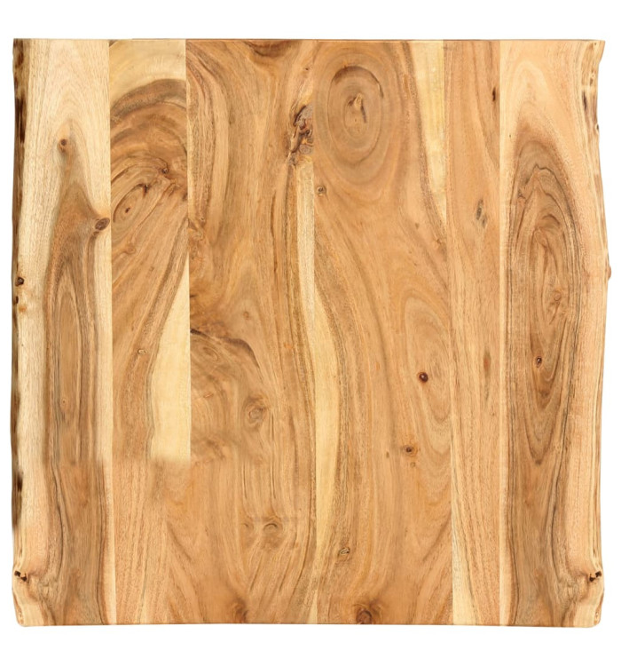 Dessus de table Bois d'acacia massif 58x(50-60)x2,5 cm | Mobilier & Déco