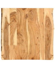 Dessus de table Bois d'acacia massif 58x(50-60)x2,5 cm | Mobilier & Déco