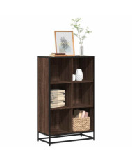 Bibliothèque chêne marron 65,5x33x107,5 cm bois d'ingénierie | Mobilier & Déco