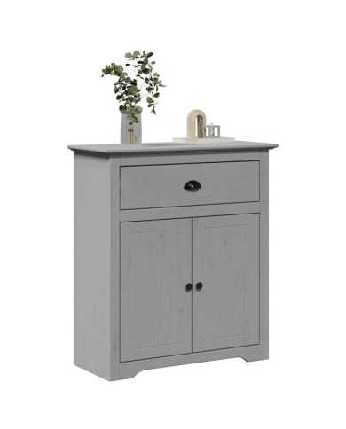 Armoire de couloir BODO gris 80x35x90 cm | Mobilier & Déco