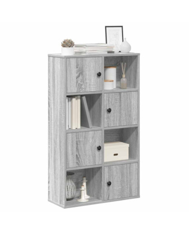 Bibliothèque sonoma gris 60x24x101,5 cm bois d'ingénierie | Mobilier & Déco