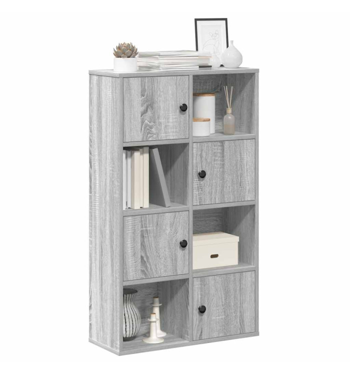 Bibliothèque sonoma gris 60x24x101,5 cm bois d'ingénierie | Mobilier & Déco