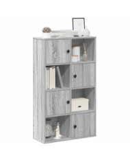 Bibliothèque sonoma gris 60x24x101,5 cm bois d'ingénierie | Mobilier & Déco