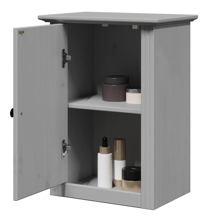 Armoire murale de salle de bain BODO gris 44x30x60 cm | Mobilier & Déco