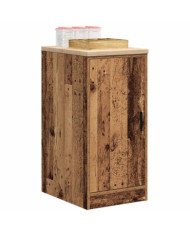 Armoire de rangement de garage vieux bois 40x51x85 cm bois pin | Mobilier & Déco