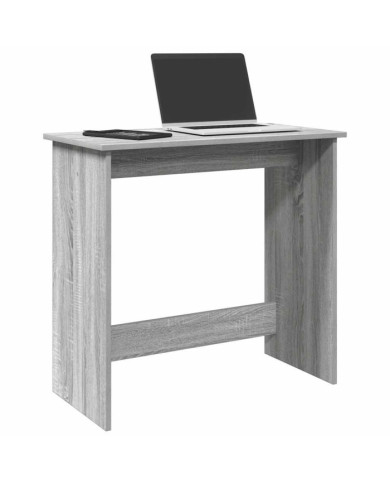 Bureau sonoma gris 80x40x75 cm bois d'ingénierie | Mobilier & Déco