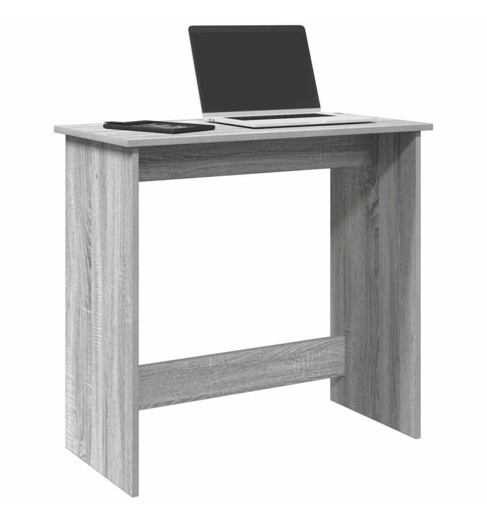Bureau sonoma gris 80x40x75 cm bois d'ingénierie | Mobilier & Déco