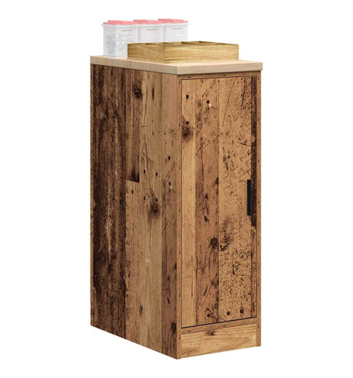Armoire de rangement de garage vieux bois 30x51x85 cm bois pin | Mobilier & Déco