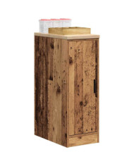 Armoire de rangement de garage vieux bois 30x51x85 cm bois pin | Mobilier & Déco