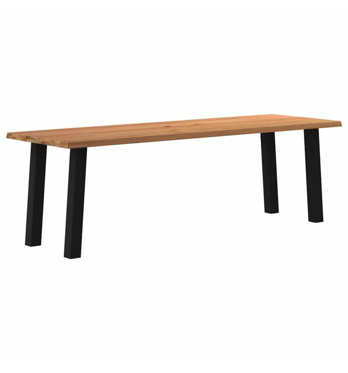 Table à manger et bord naturel bois massif chêne rectangulaire | Mobilier & Déco