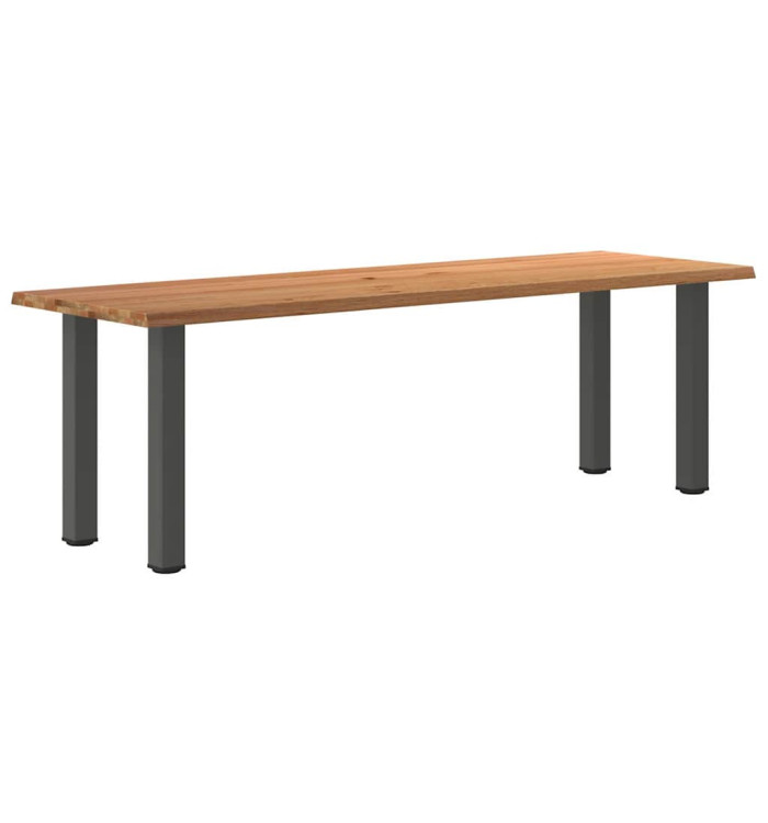 Table à manger et bord naturel bois massif chêne rectangulaire | Mobilier & Déco