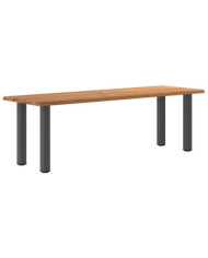 Table à manger et bord naturel bois massif chêne rectangulaire | Mobilier & Déco