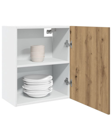 Armoire suspendue "Lyon" chêne artisanal 50x31x60 cm | Mobilier & Déco