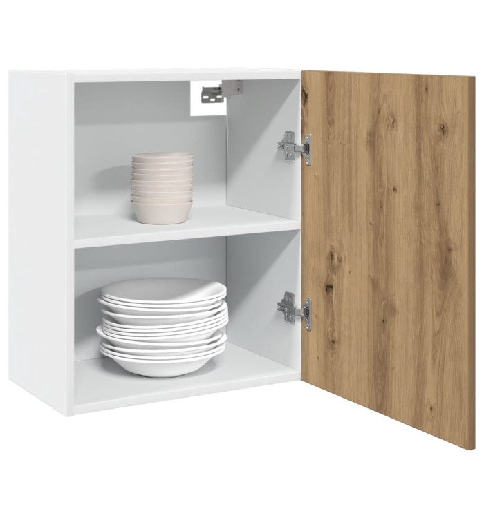 Armoire suspendue "Lyon" chêne artisanal 50x31x60 cm | Mobilier & Déco