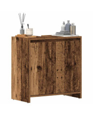 Armoire lavabo de salle de bain vieux bois 60x33x60 cm | Mobilier & Déco