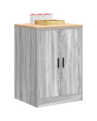 Armoire de rangement de garage sonoma gris 60x51x85 cm bois pin | Mobilier & Déco