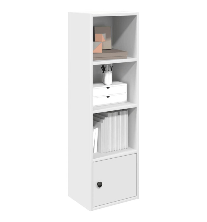 Bibliothèque blanc 31x24x102 cm bois d'ingénierie | Mobilier & Déco