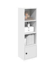 Bibliothèque blanc 31x24x102 cm bois d'ingénierie | Mobilier & Déco