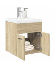 Ensemble de meubles de salle de bain 2 pcs chêne sonoma | Mobilier & Déco