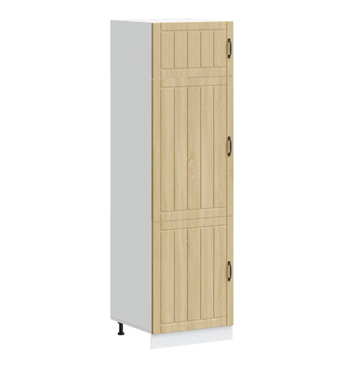 Armoire de cuisine Lucca chêne sonoma bois d'ingénierie | Mobilier & Déco