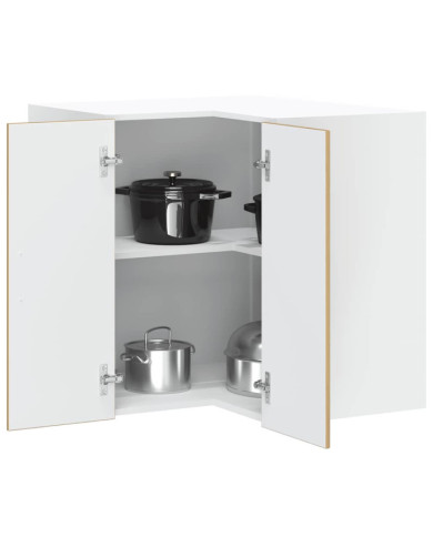 Armoire d'angle murale de cuisine Lucca chêne artisanal | Mobilier & Déco