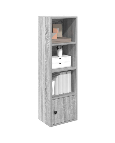 Bibliothèque sonoma gris 31x24x102 cm bois d'ingénierie | Mobilier & Déco