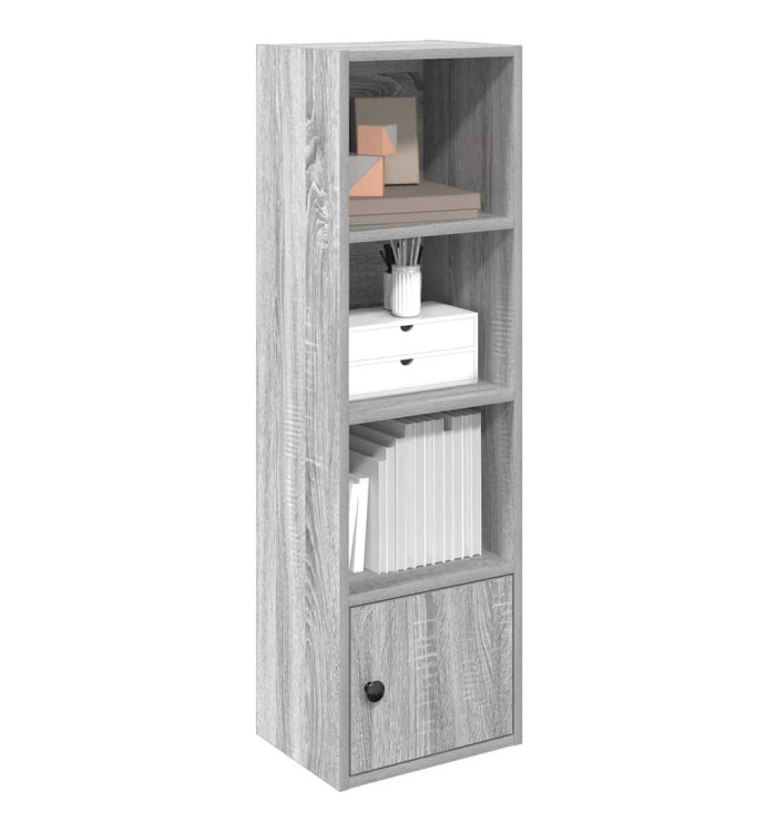 Bibliothèque sonoma gris 31x24x102 cm bois d'ingénierie | Mobilier & Déco
