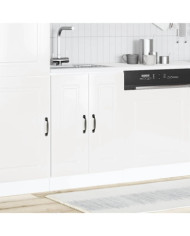 Meuble bas pour évier Kalmar blanc brillant 60x46x81,5 cm | Mobilier & Déco
