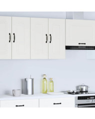 Armoire murale de cuisine Kalmar blanc bois d'ingénierie | Mobilier & Déco