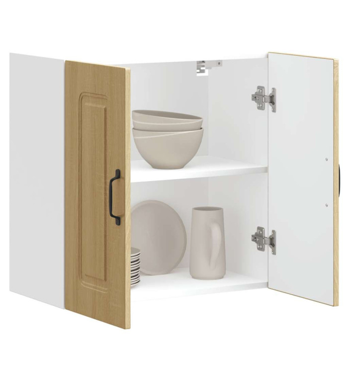 Armoire murale de cuisine Kalmar chêne sonoma bois d'ingénierie | Mobilier & Déco